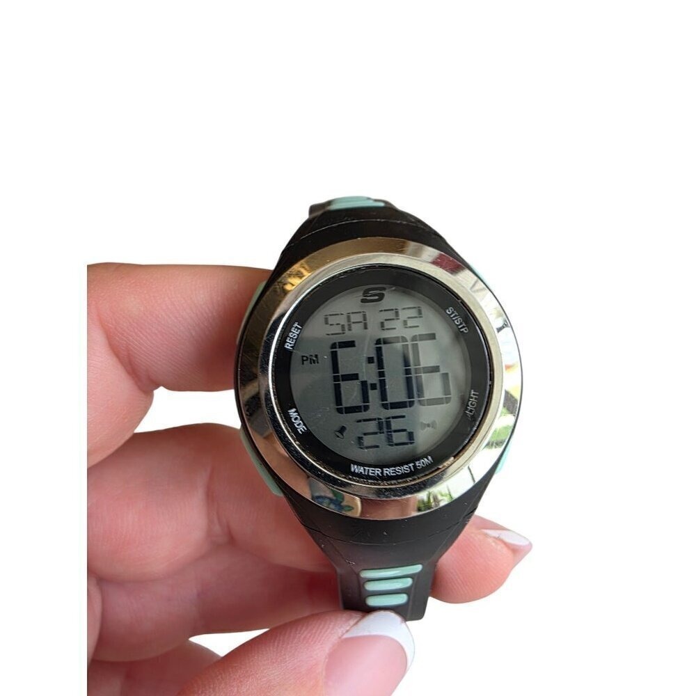 Skechers Tennyson Silicone Digital Watch for Women